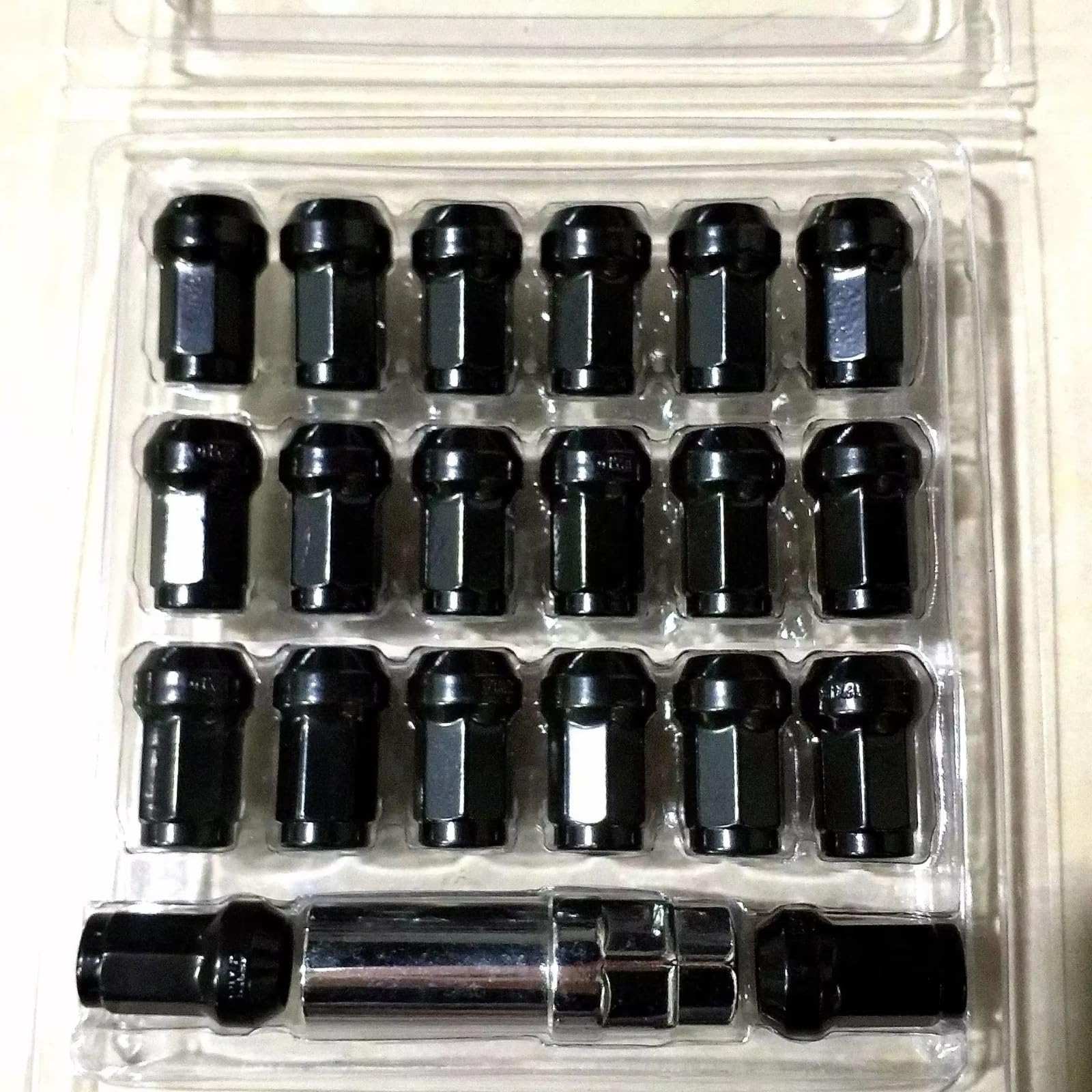 Tornillos Antirrobo Coche Pernos De Para Cubo De Rueda De Coche, Tuercas Cónicas De 60 Grados, M12x1,5, M12x1,25, 32mm, Asiento, 21 Uds.(Black,M12x1.25)