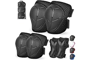 Tough Kids' Elbow and Knee Pads with Wrist Guards