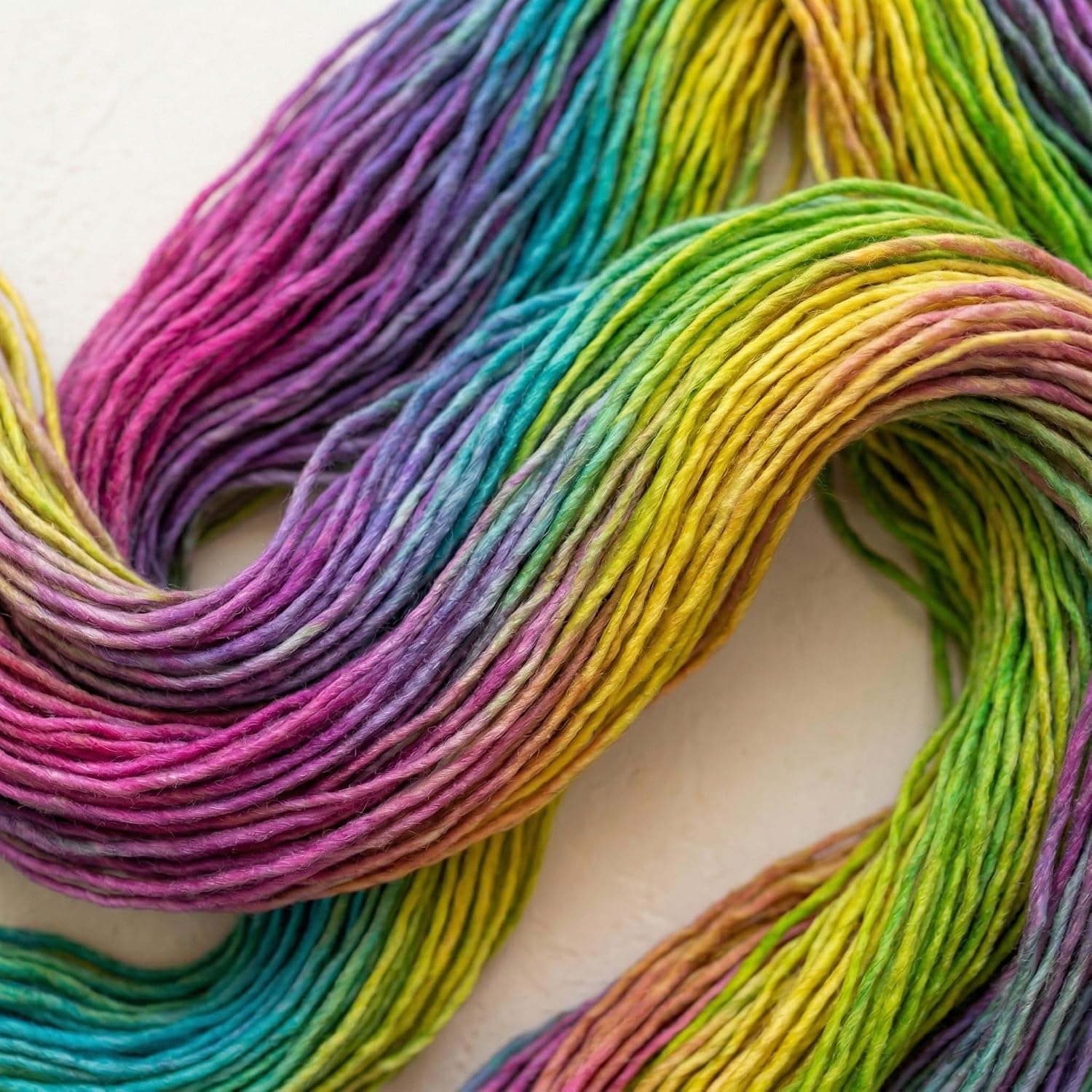 Regal Mulberry Silk Yarn - Worsted Weight - Single Ply Yarn - Solid Colors (Olympic Blue)