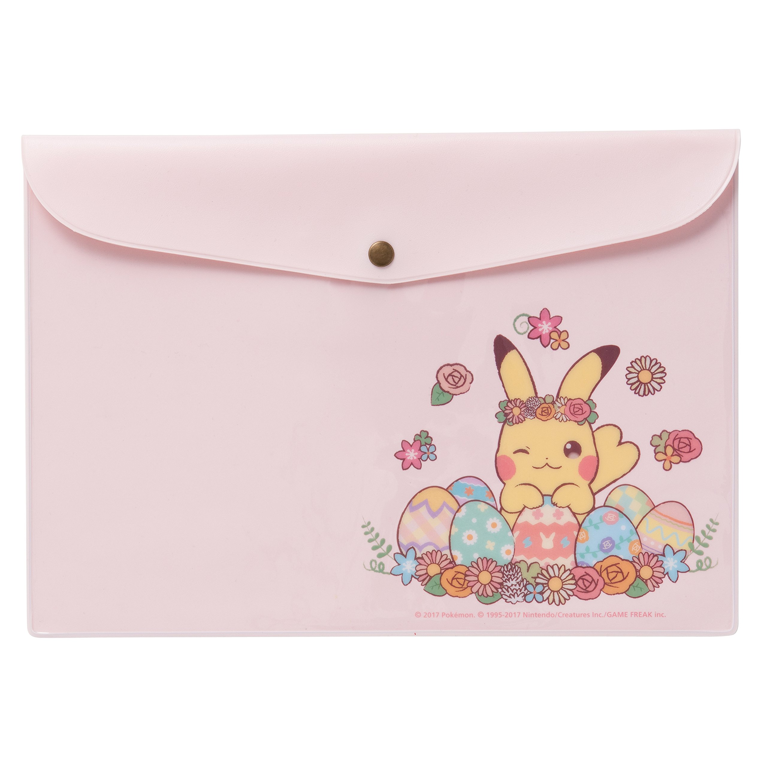 Amazon.co.jp: ポケモンセンターオリジナル フラットケース ピンク