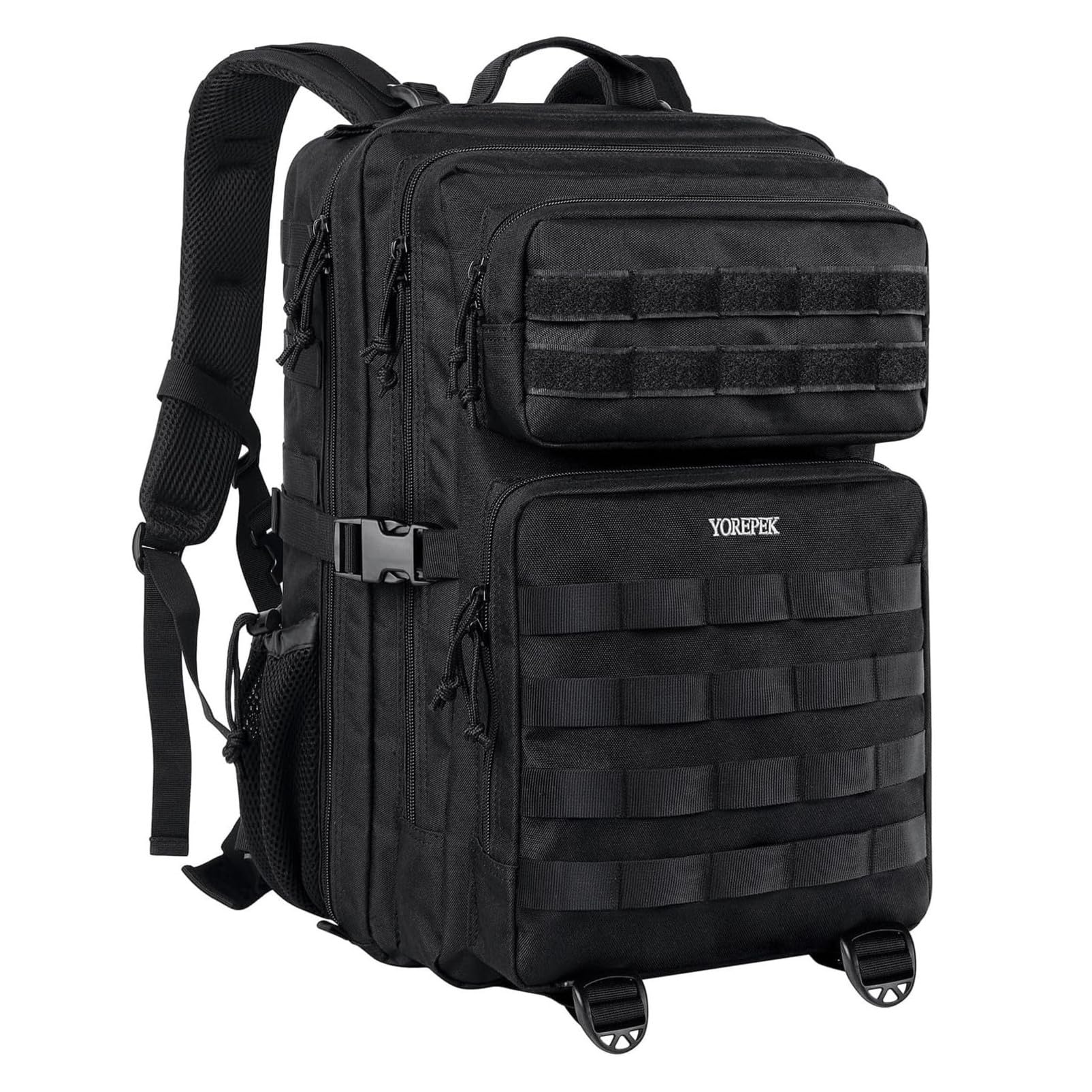 YOREPEK Mochila Militar 50L, Mochila Tactica Grande Molle Gym Backpack | Gran Capacidad Hombre Multifuncional Crossfit Viaje para GYM, Trekking, Camping, Senderismo, Deporte, Montañismo, Aire Libre