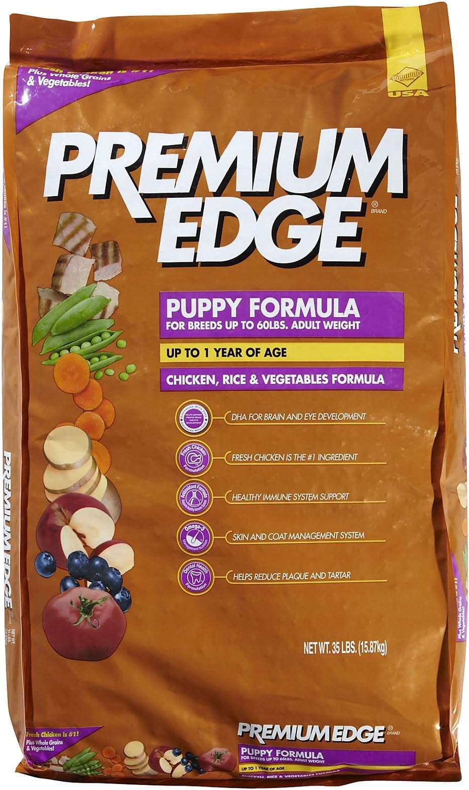 Premium Edge Chicken, Rice And Vegetables Puppy Dry Dog Food