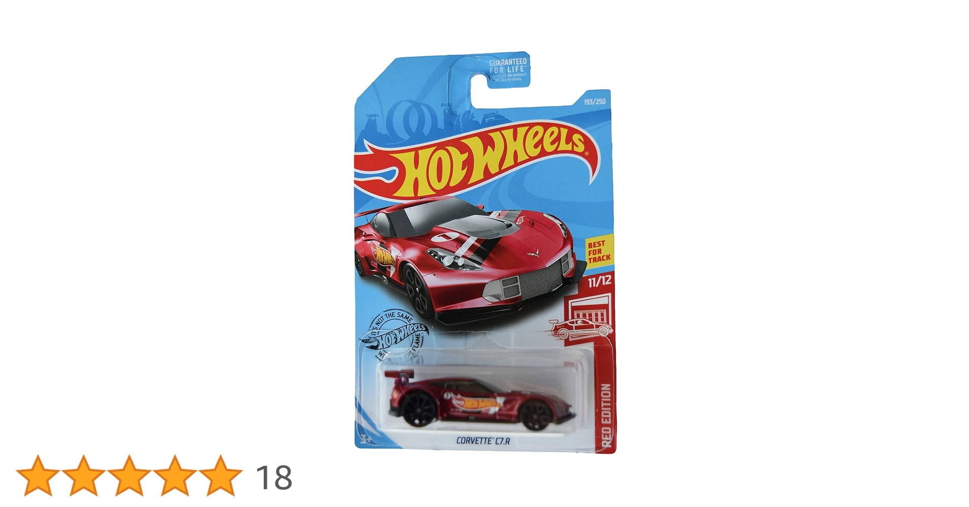 Amazon | Hot Wheels レッドエディション 11/12 コルベット C7.R 193