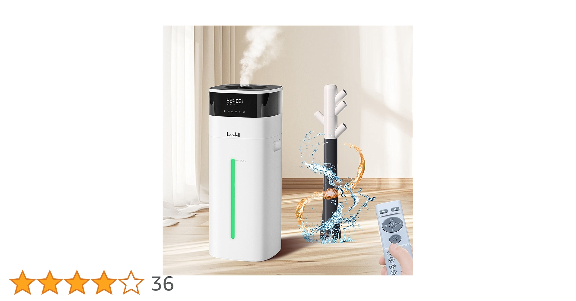 ハイブリッド加湿器タワー加湿器　Lacidoll 71P2ffEoCaL._AC_UL210_SR210,