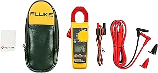 ITSPWR Bundle containing Fluke 325 TRMS Clamp Multimeter, for Commercial and Residential Electricians, and ITSPWR High-Density Fiber Cleaning Cloth