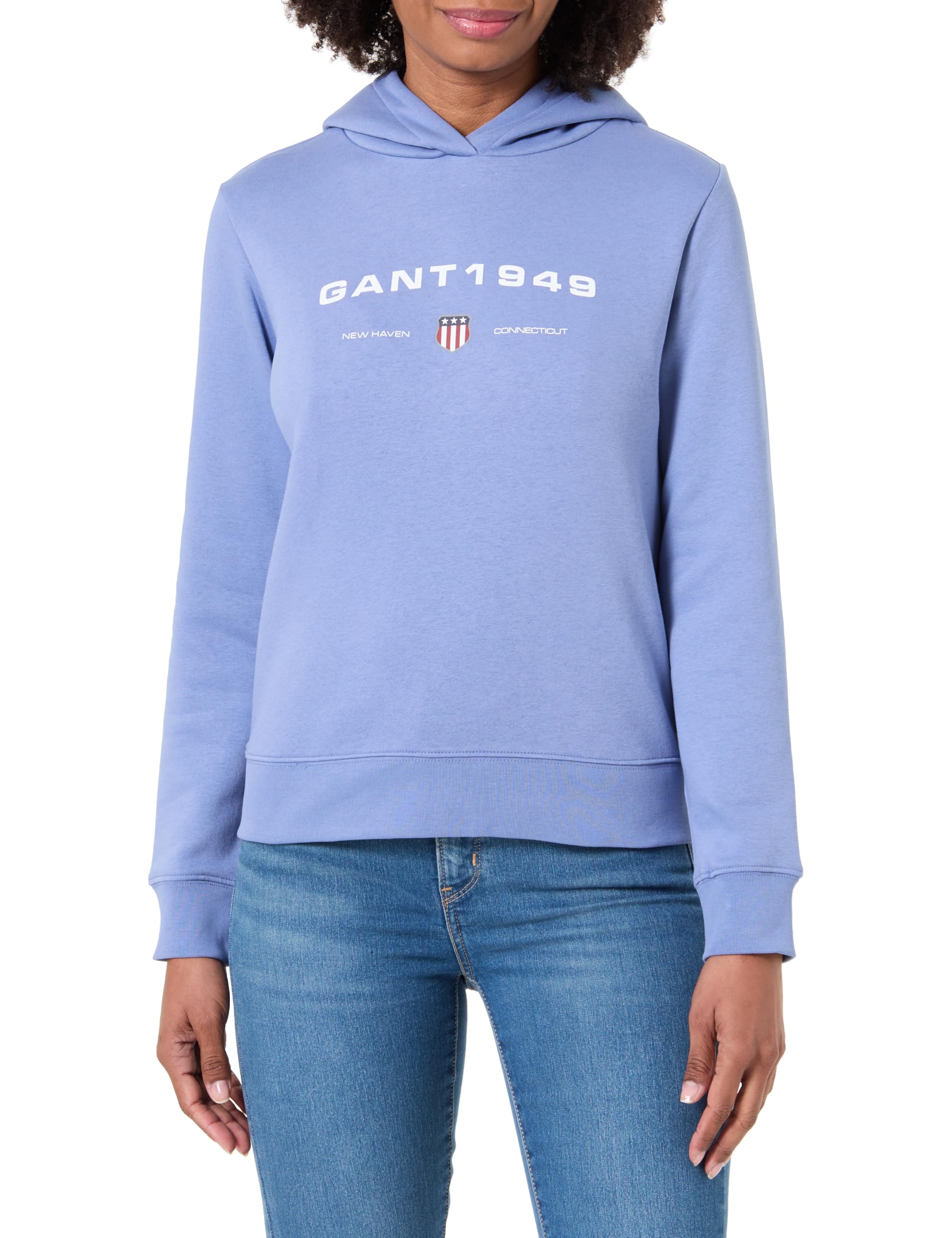 Gant Damen Reg Graphic Hoodie Kapuzenpullover (1er Pack)