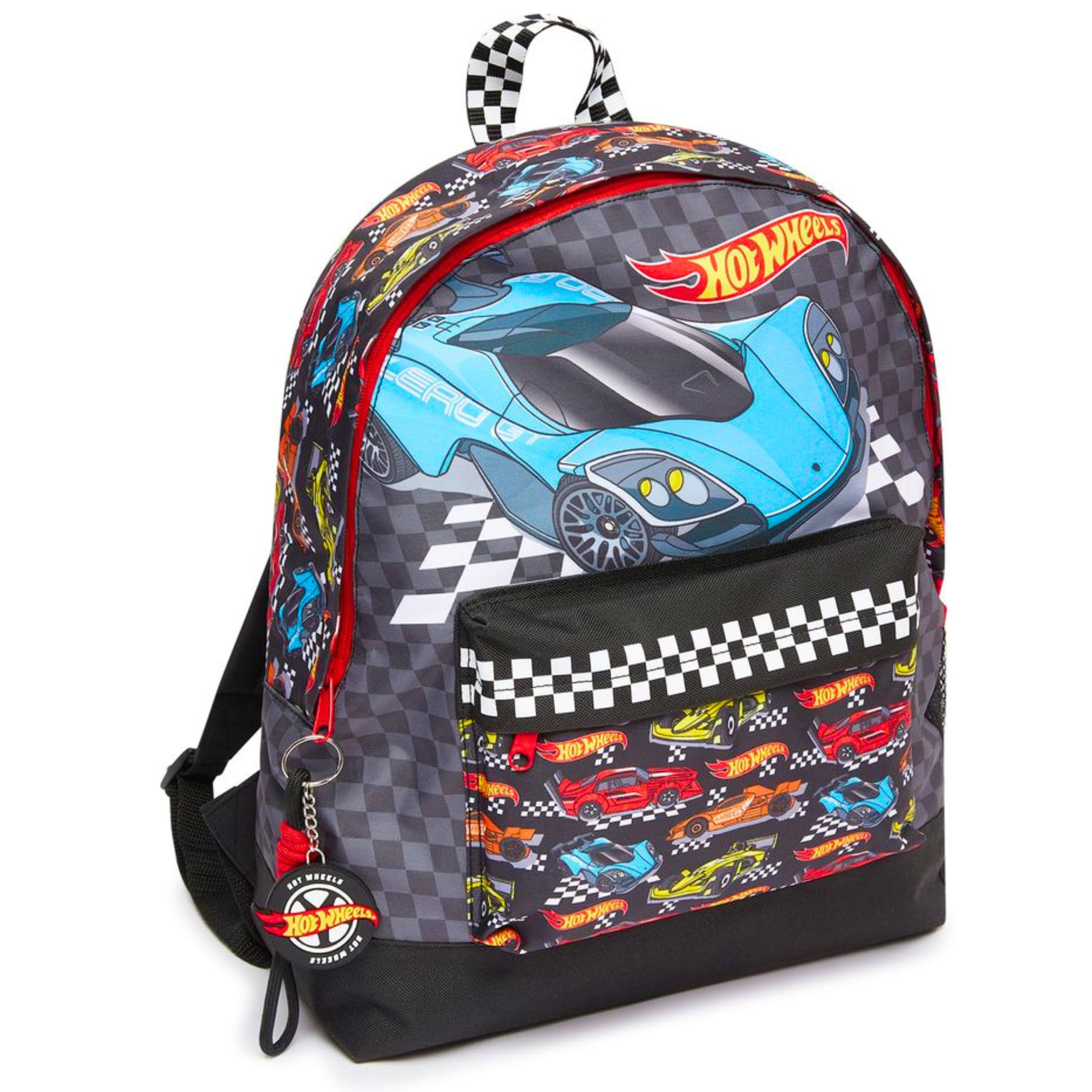 Backpack For Kids Large Cars School Travel Sports Bag with Drinks Holder