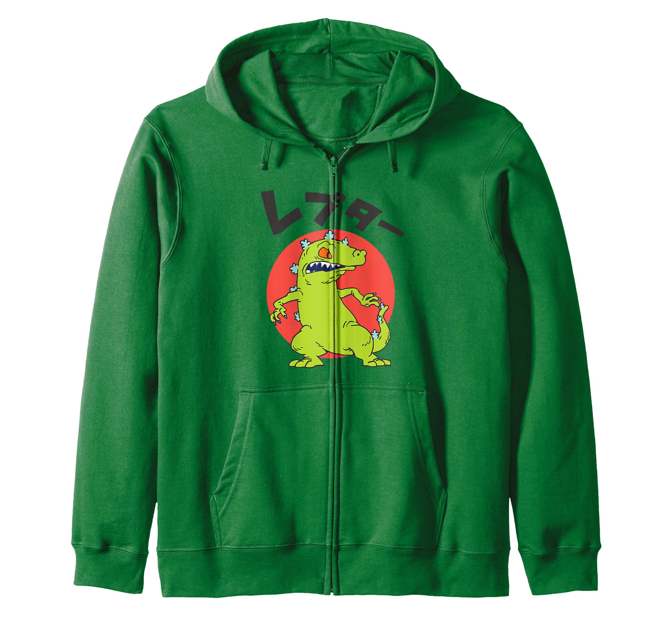 Sweatshirt Nickelodeon Rugrats Reptar Kanji Logo - Noir - Taille L Homme - Neuf Sans étiquettes