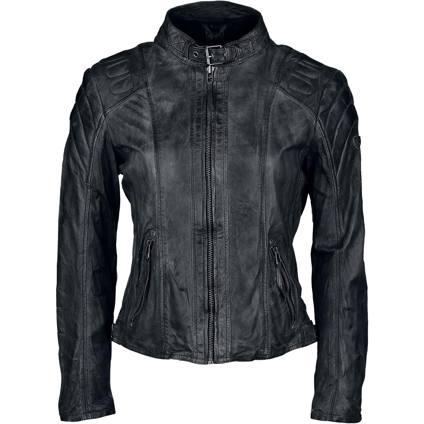 Mauritius Chasey Frauen Lederjacke schwarz Casual Wear, Rockwear