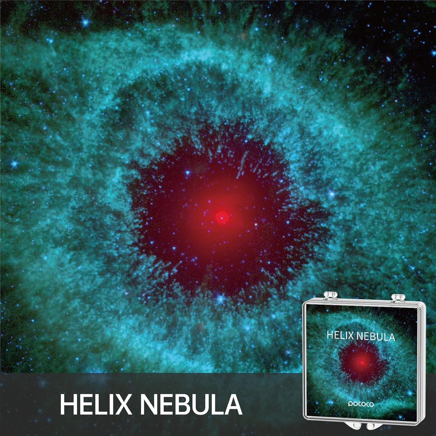 POCOCO Galaxy Projector + Fixed Star and Nebula Discs (6 Pieces)