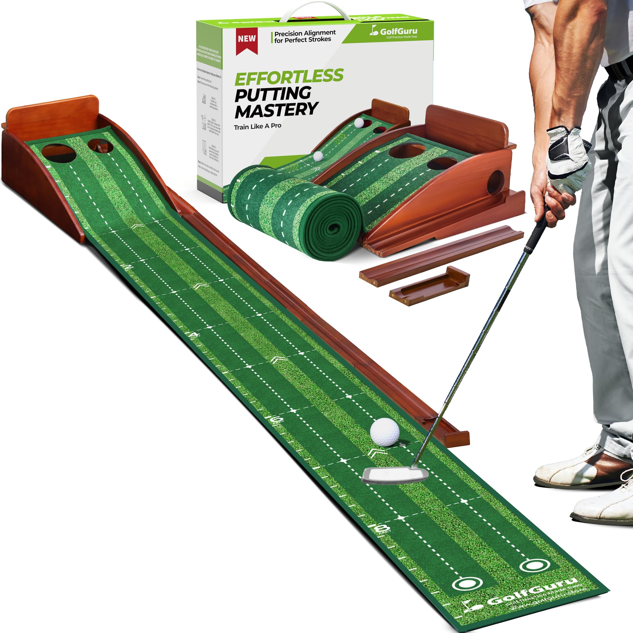 Amazon.co.jp: Golfguru パッティンググリーン 10フィート ゴルフ