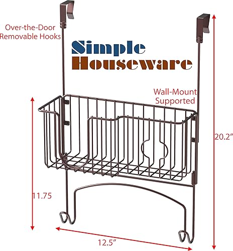 Miniatura 2 de Simple Houseware Soporte para montar tabla de planchar en puerta o pared.