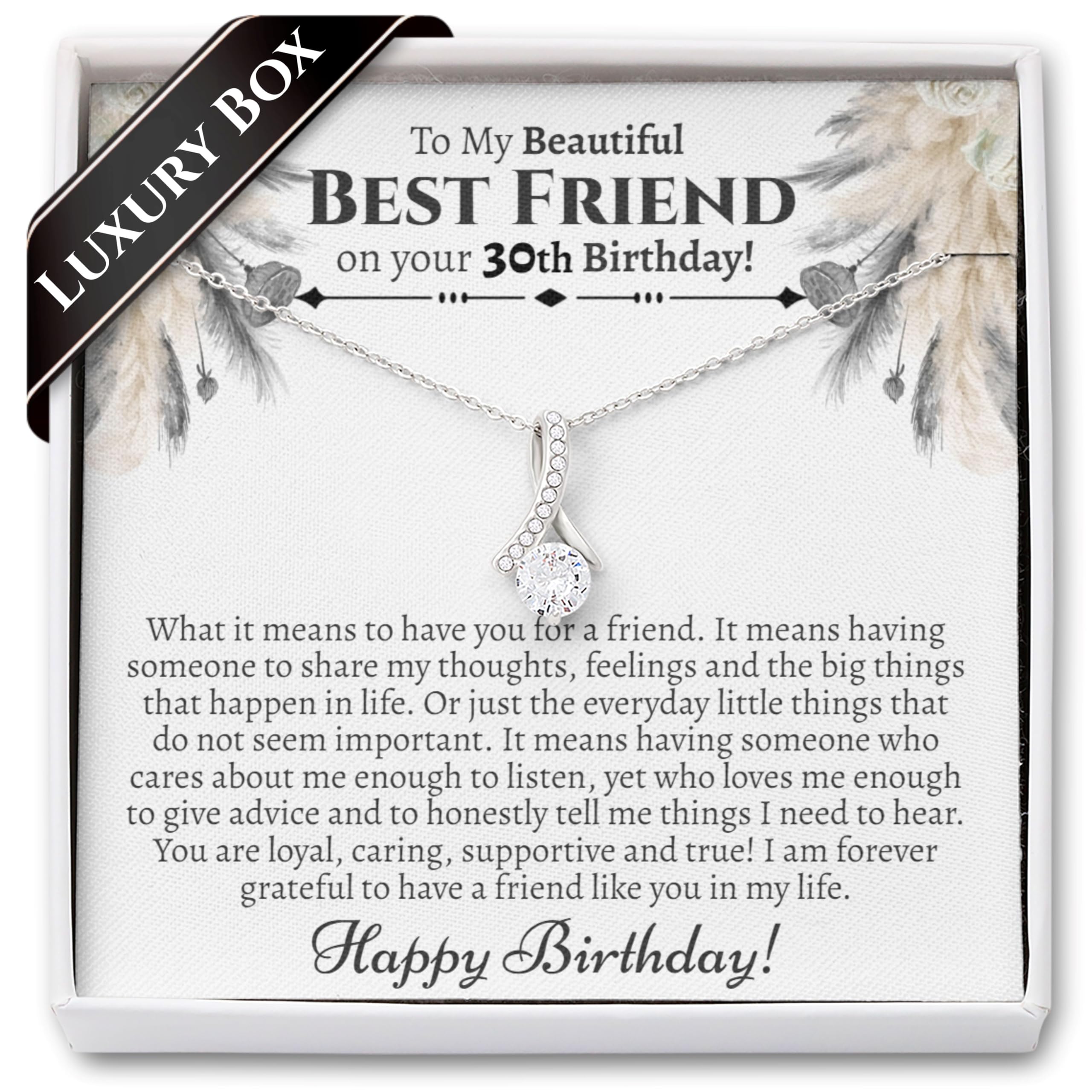 Love You This Much Meaningful Best Friend Jewelry Gift Set | Birthday Present for BFF Female | Sentimental Gift For Bestie Birthday | Meaningful