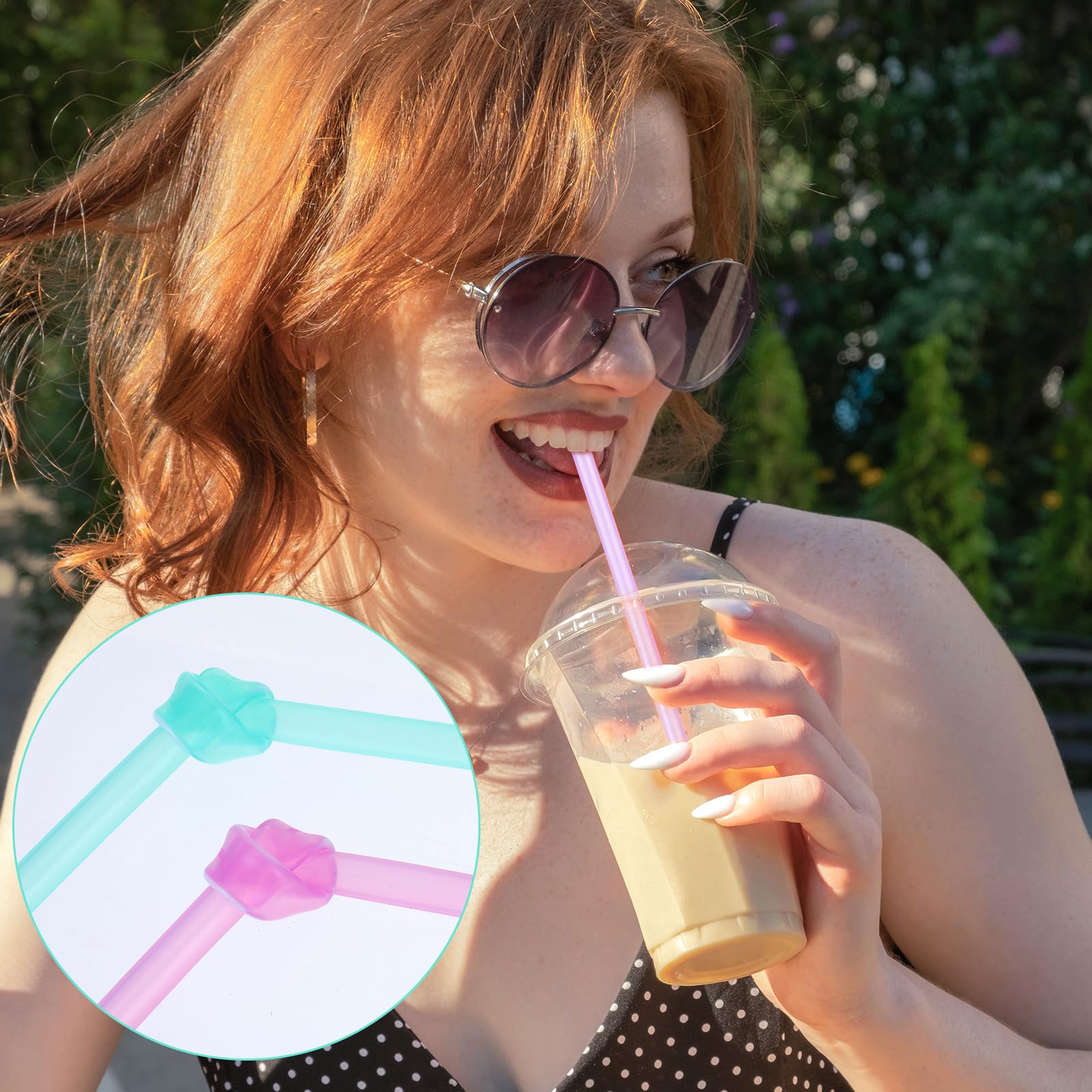 6 Stück Strohhalme Weich Silikon Strohhalme für Reisebecher Lange Trinkhalme Mit Bürste Wiederverwendbare Mehrfarbig 23.5 cm Lang 8 mm Breit Ersatz Nachhaltiger Strohhalm für Cocktails Milch Saft Tee Küche, Haushalt & Wohnen