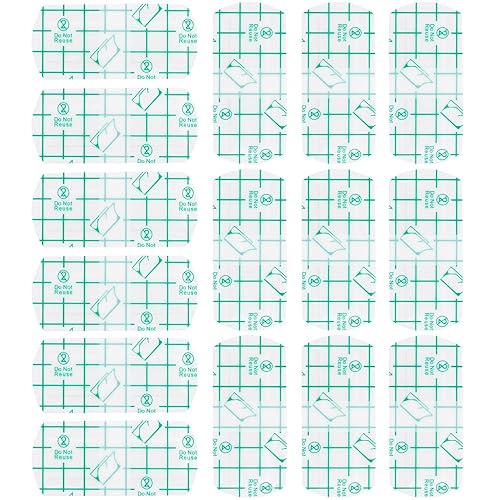 15 piezas de protección desechable para cejas, protector de ojos de ducha impermeable de plástico, película protectora suave transparente para baño,