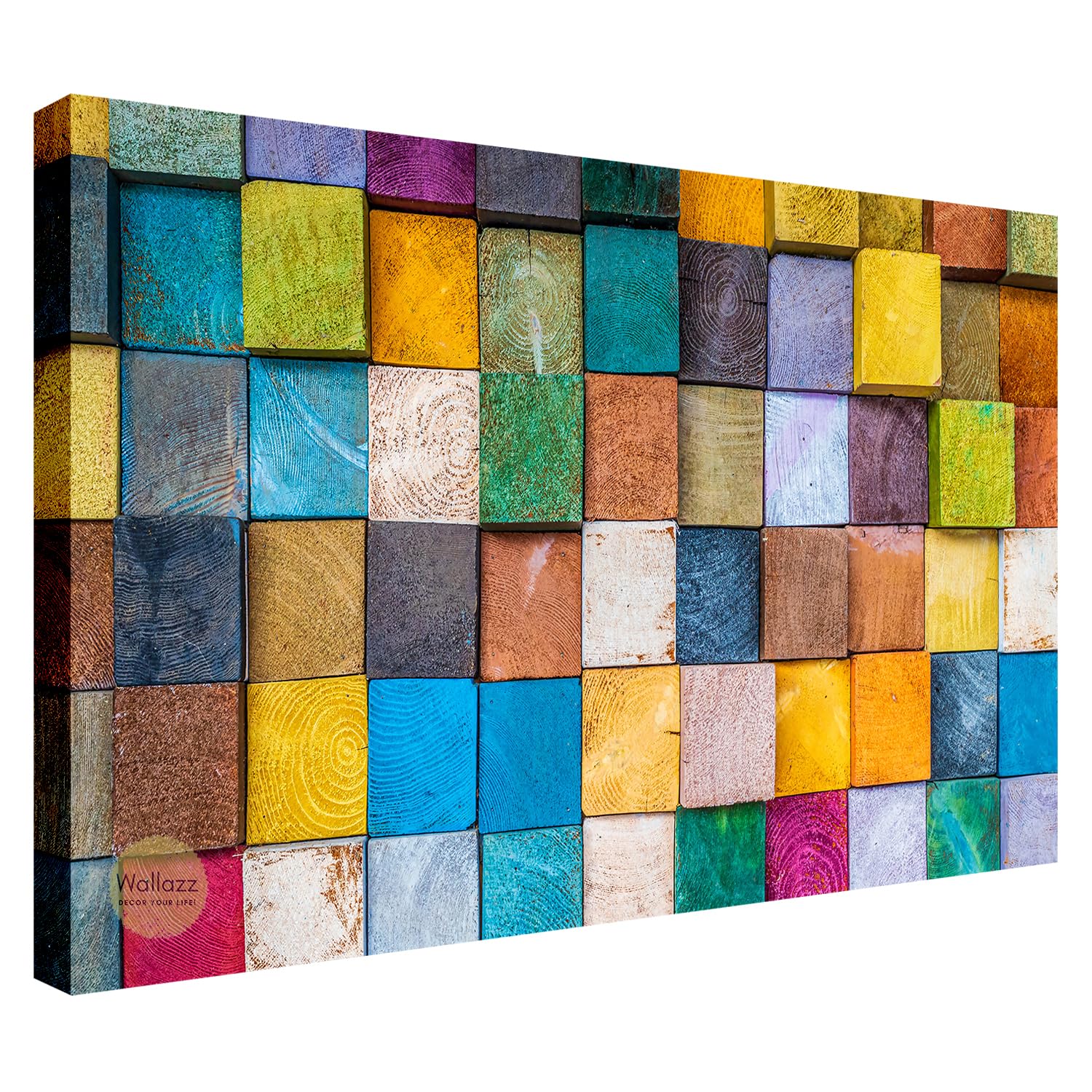 Wallazz Quadri Moderni Soggiorno Riproduzione Quadri famosi su tela - 100% Made in Italy - Arte Astratta, Acquerello, Pop Art, Paesaggi - Quadro Camera da Letto - Qualità Artigianale - 70x140cm