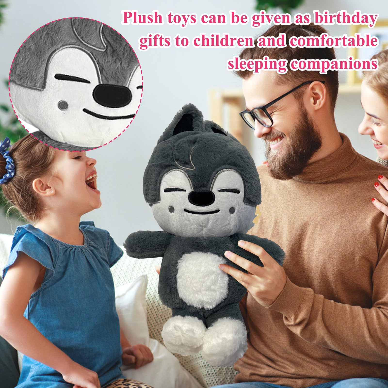 Générique Stray SKZ Kids Poupée Peluche, 50 CM Peluche Kids SK-Zoo Jouets en Peluche,Skz-oo Plush Doll,Anniversaire Cadeau,pour Fan Enfants Adultes - 4