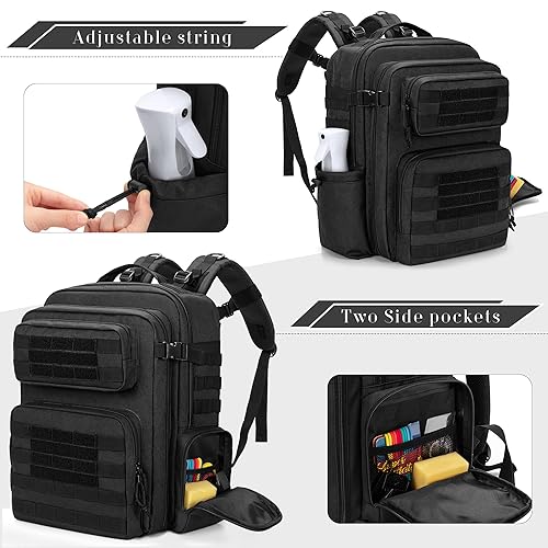 Miniatura 5 de BAFASO Estuche de peluquería, bolsa de peluquería para herramientas de peluquería (solo bolsa), color negro