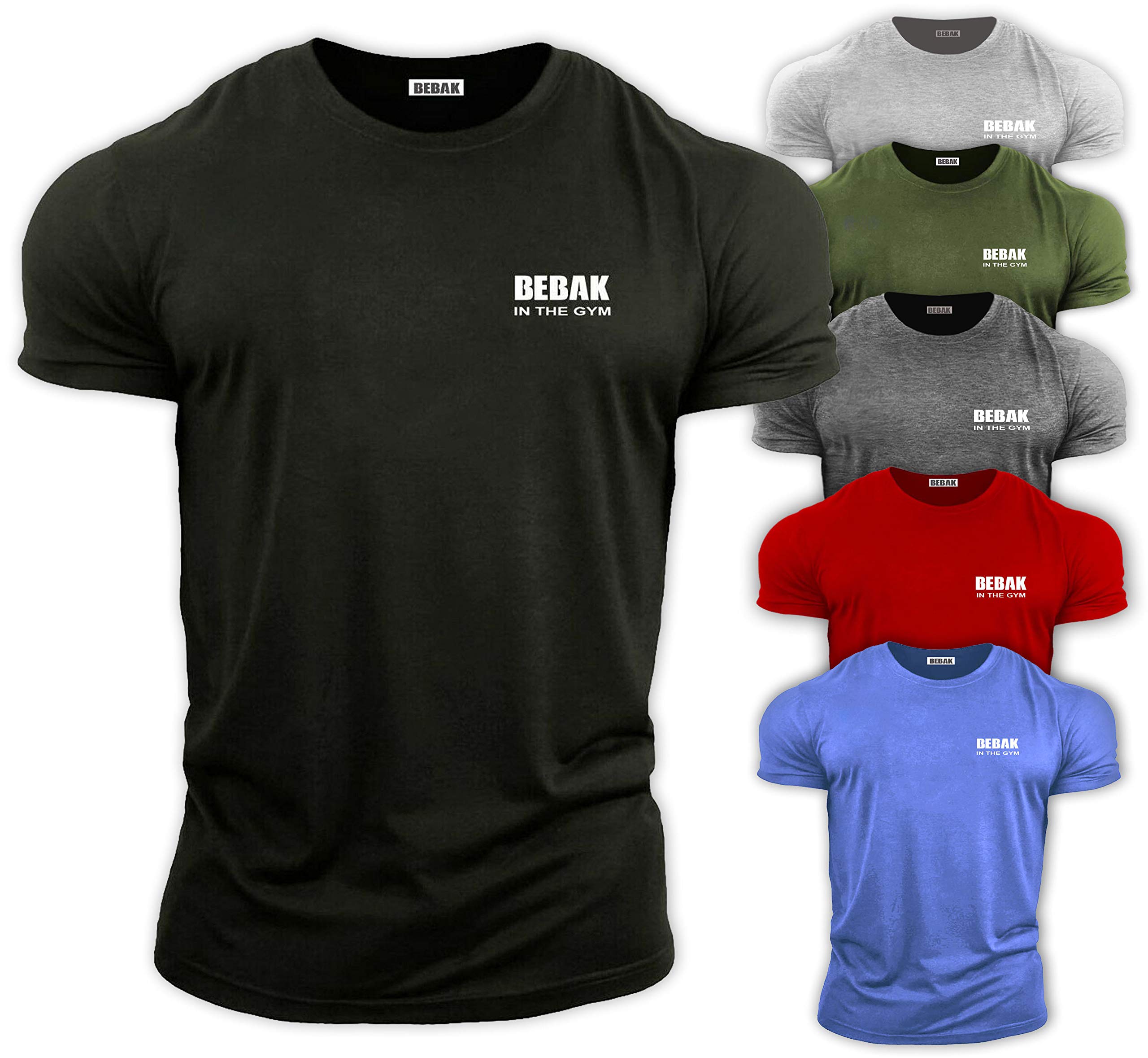 Bebak ActiveGYM CLOTHES FOR MEN Gym T Shirt Bodybuilding T Shirts Gym Clothes – BEBAK Workout Top Training Tops Arnold Schwarzenegger inspired design T Shirt MMA