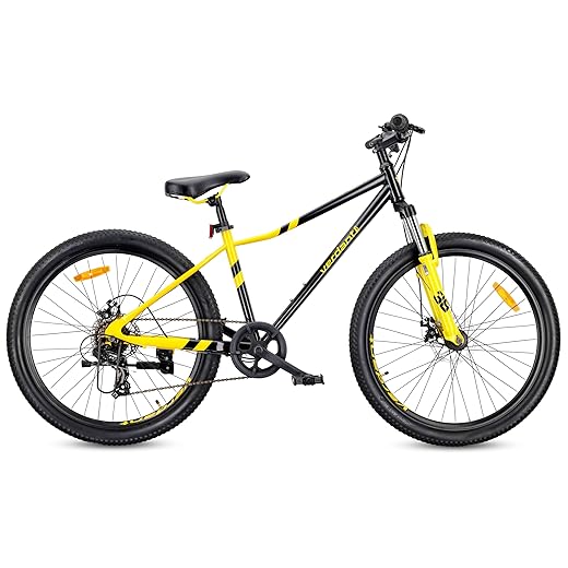 sun baby Verdant Calix VTT 26 Pouces pour Femmes et Hommes, Vélo Tout Terrain 26" - Amortisseur, Freins à Disque, 7/21 Vitesses