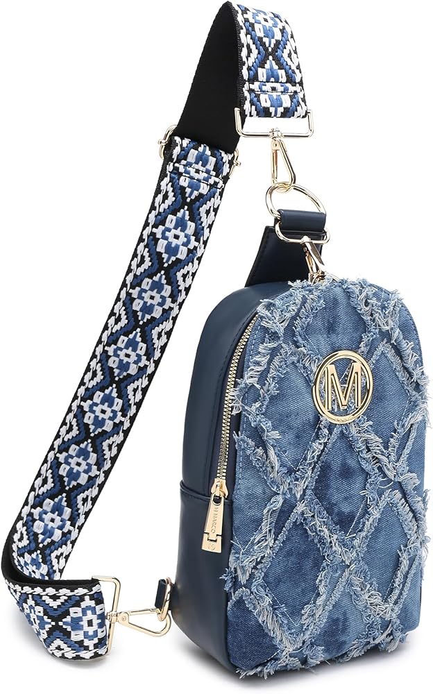 Amazon.com: MARCO M KELLY Small Denim Sling Bag for Women Quilted Amazon.com: MARCO M KELLY Small Denim Sling Bag for Women Quilted