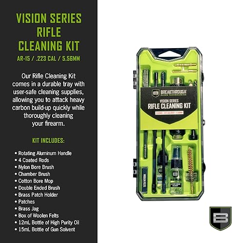 Vista 59 de Breakthrough Clean Technologies - Kit universal de limpieza de pistolas para el cuidado y mantenimiento de rifles, escopetas, pistolas y pistolas