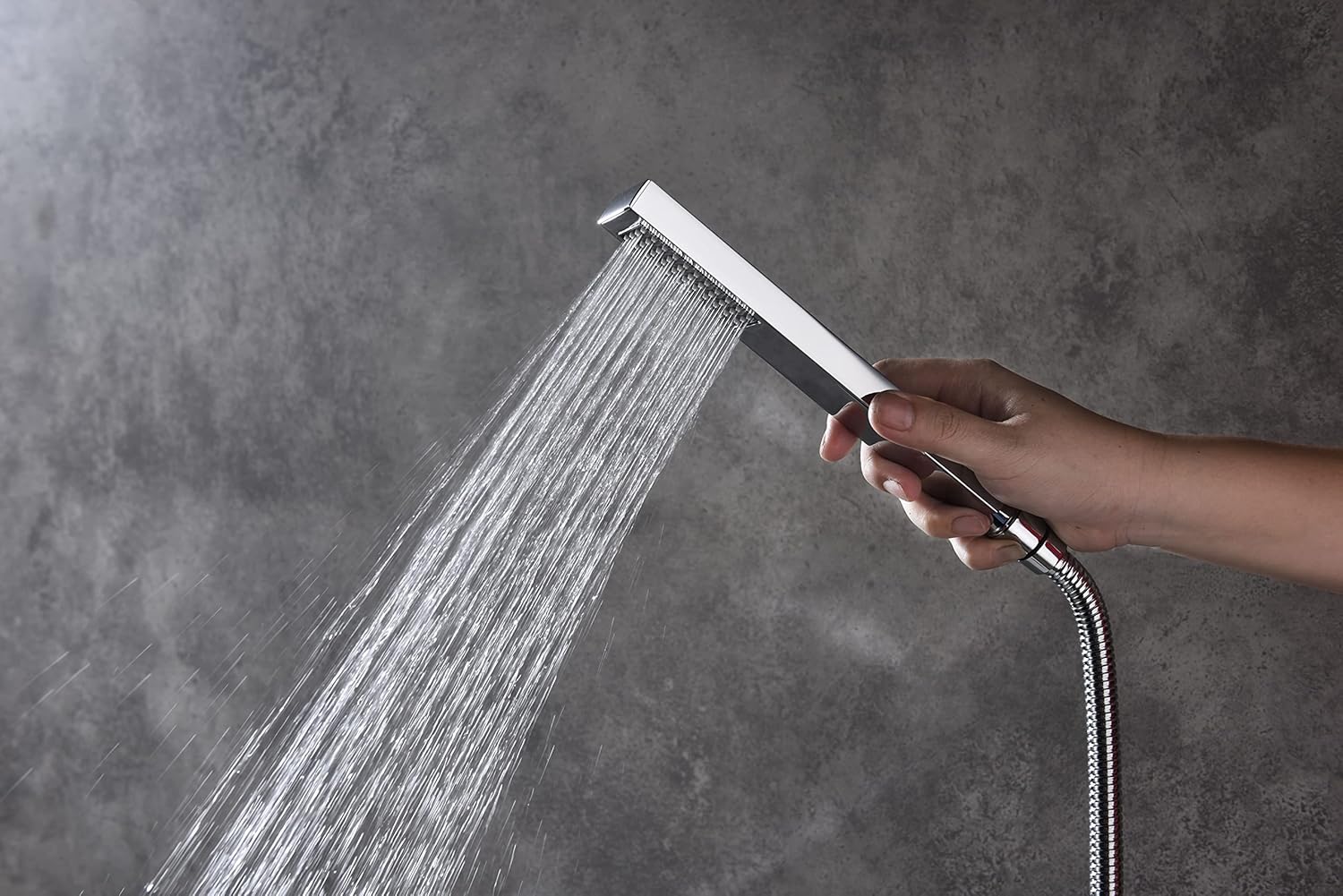 Chrome Ceiling Mount 12 inch Rainfall Shower Head 2 Way Shower Faucet Rough-In Valve Body and Trim Included