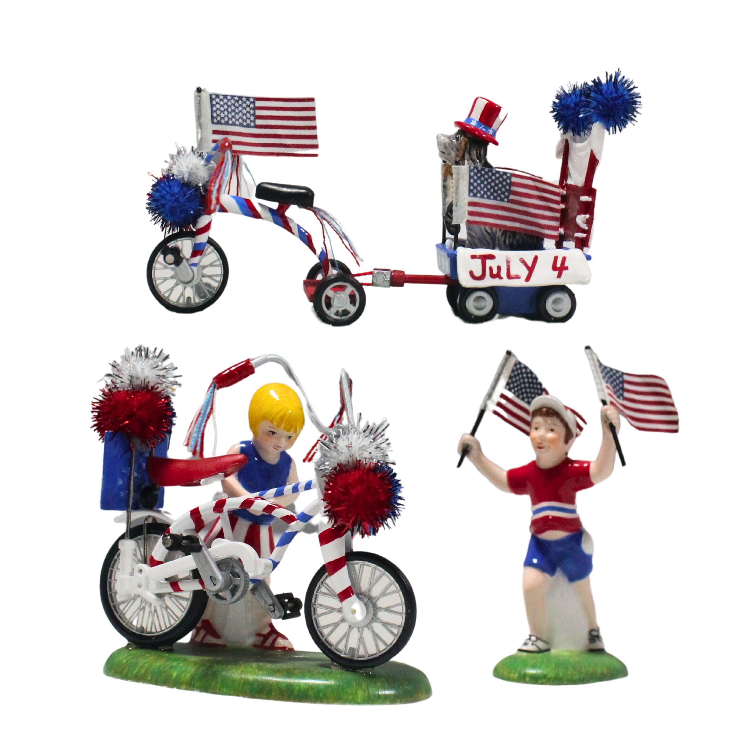 Miniaturas coleccionables Kiddie Parade Department 56 Snow Village para paisajes de nieve