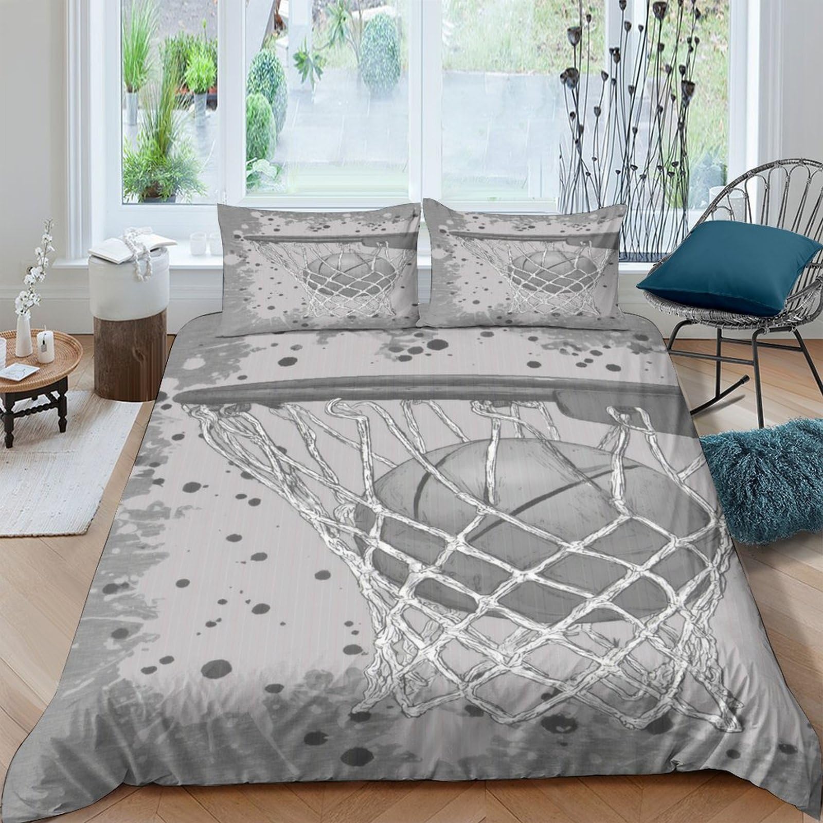 Ctjqhvkz Style-2 3D Printed Geometric Abstract Fitted Sheet Microfiber Grey Modern Lines Mattress Cover For Bedroom Guest Room Decor Single（135X200cm）
