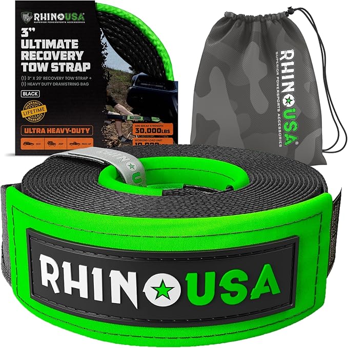 Kinetic recovery rope for controlled pulls in snow