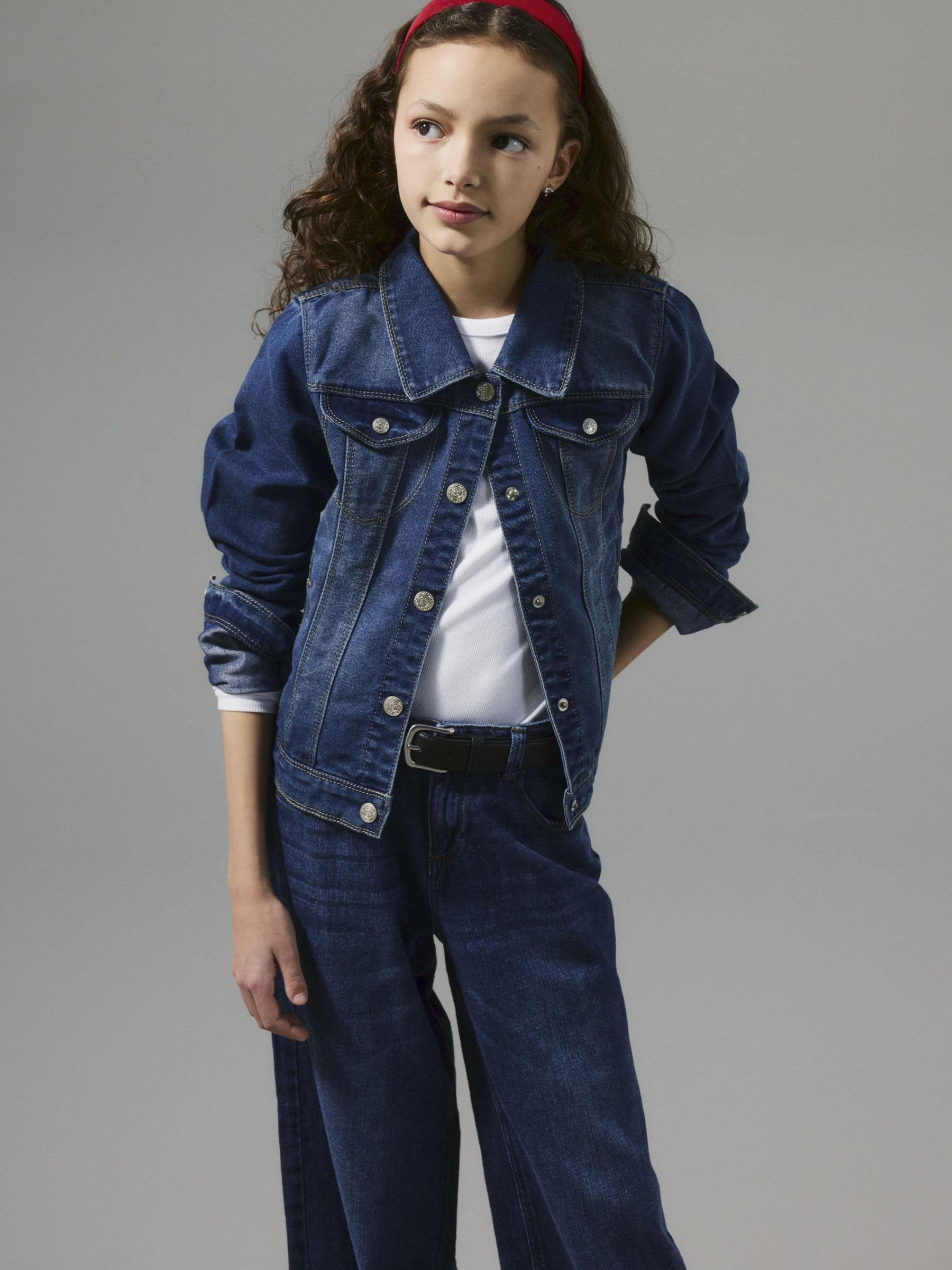 NAME IT Nkfstar Dnm Jacket 2210-sr Noos Giacca Bambine e ragazze