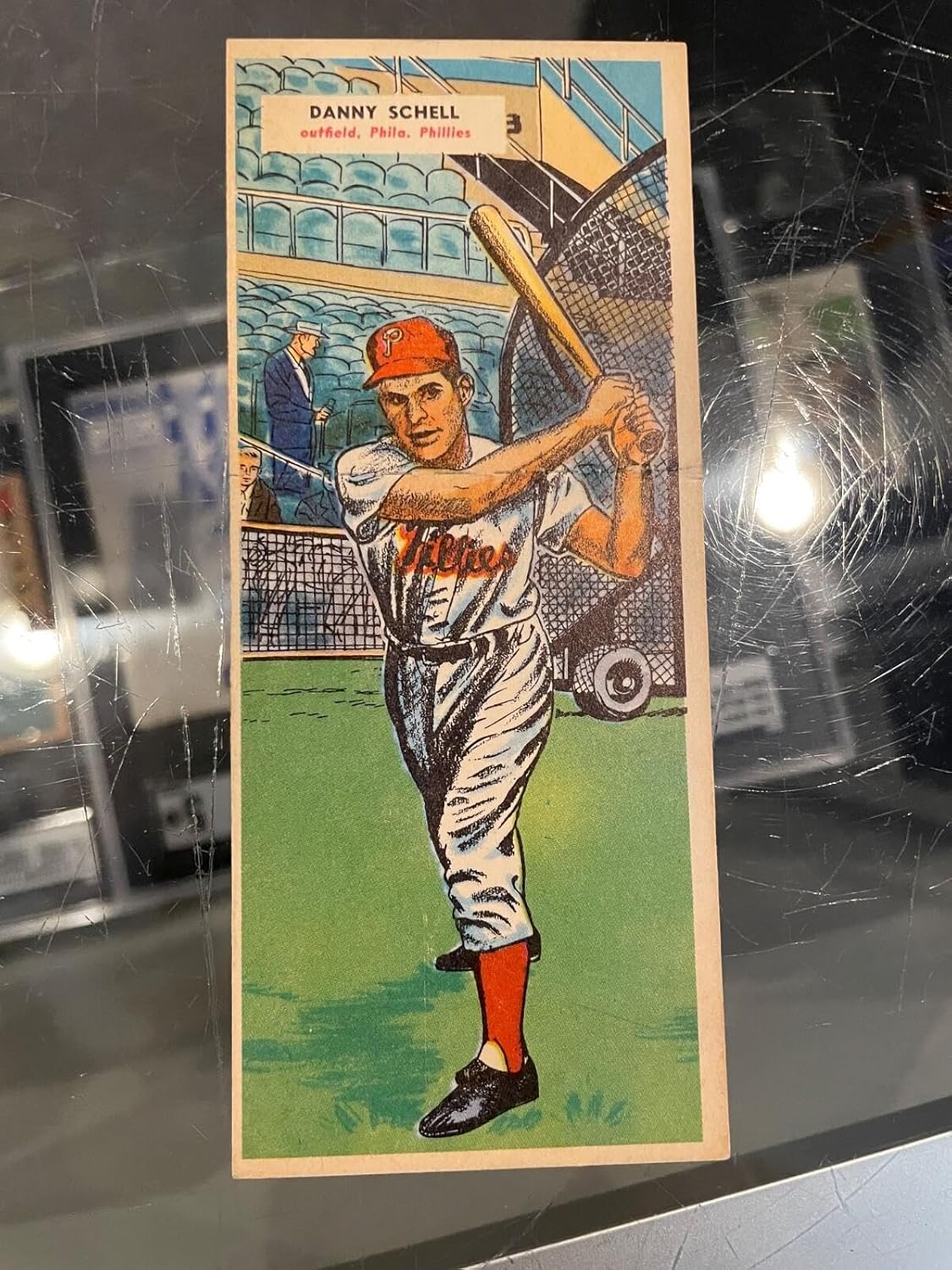 1955 Double Header #81#82 Danny Schell Gus Triandos Baseball Card Nm - Sports Memorabilia