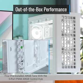 AeroCool D502A Medium Tower Case, Mesh Front Panel, 360mm Radiator Support, 11 Fan Slots, 400mm GPU, ATX/m-ATX/mini-ITX, Magnetic Dust Filters, SPCC Steel Construction, Fashion PC Structure, Black