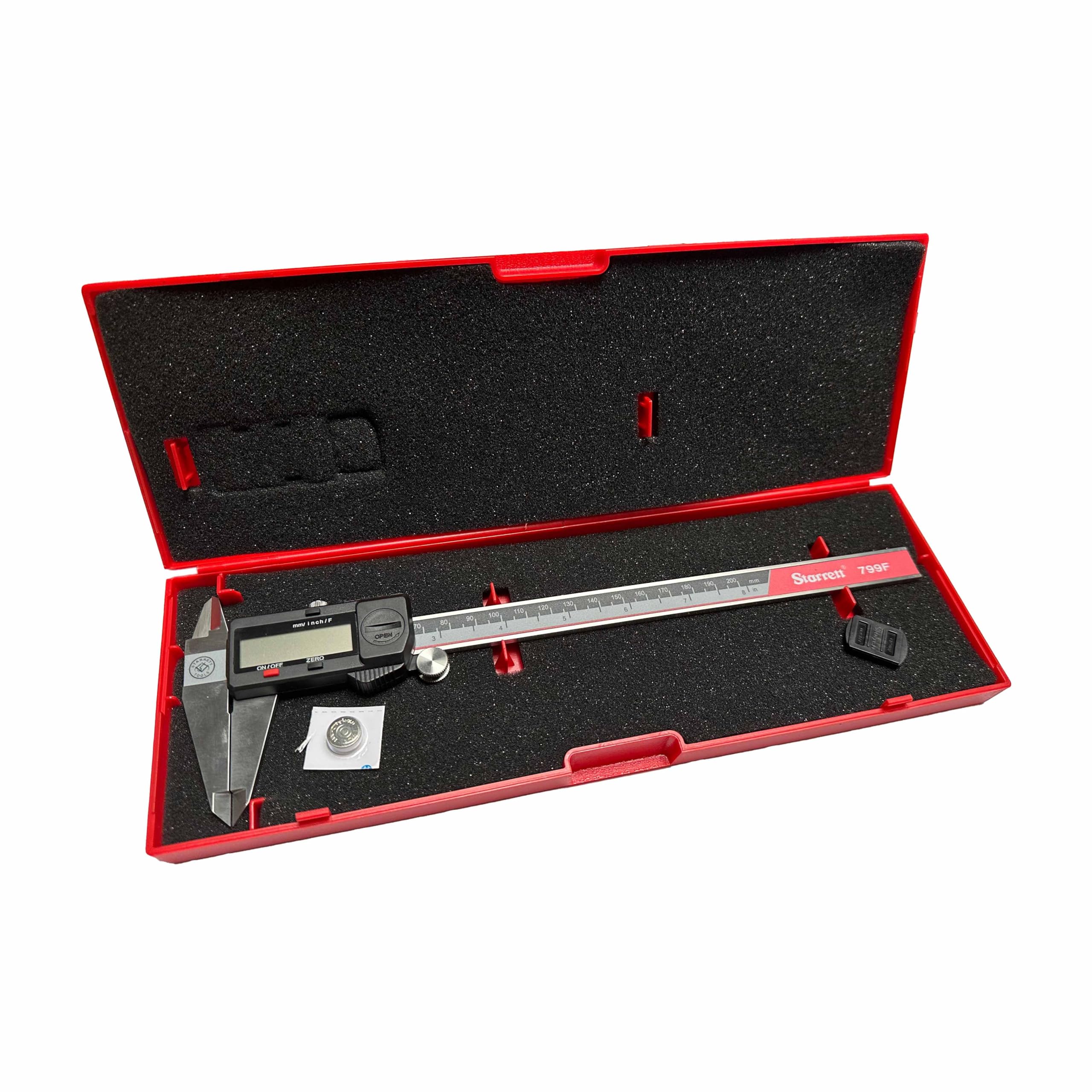 Starrett Digitaler Messschieber mit gebrochenem Display, 200 mm