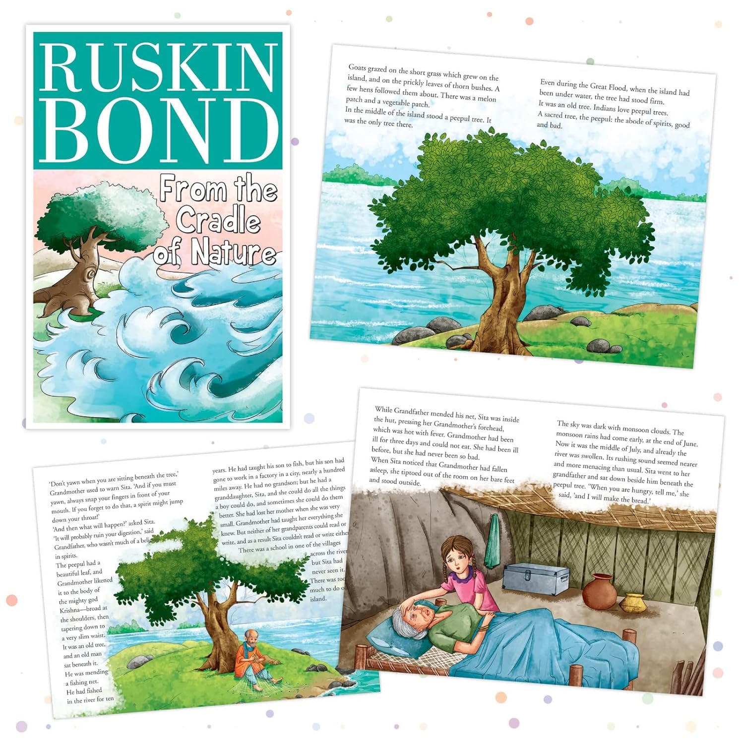 Ruskin Bond Short Stories - Juego de 8 libros de cuentos infantiles más vendidos