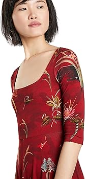 Desigual VEST HOLOGRAM DESIGNED BY CHRISTIAN LACROIX - Abito In Maglia - Black/nero