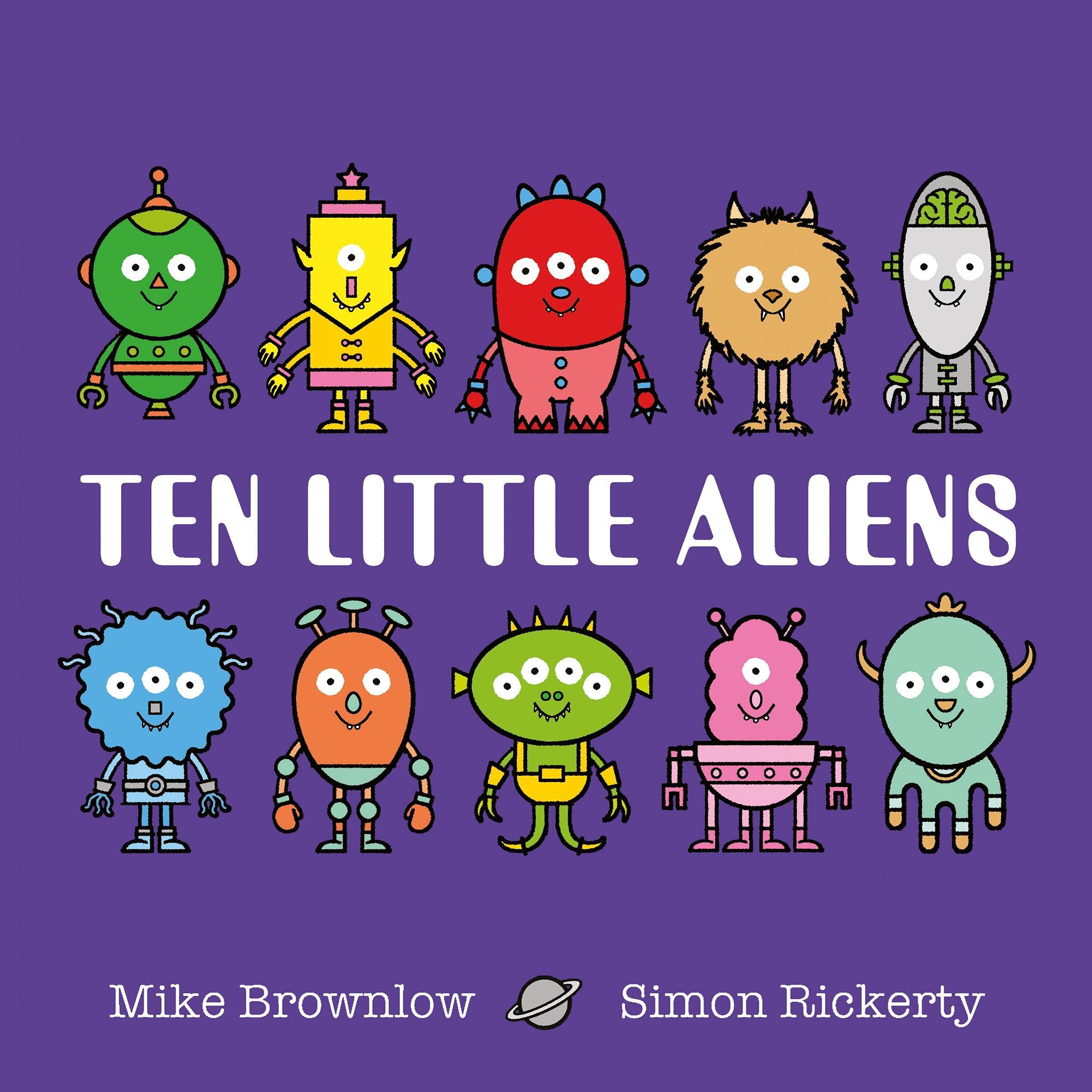 Cover art for Ten Little Aliens
