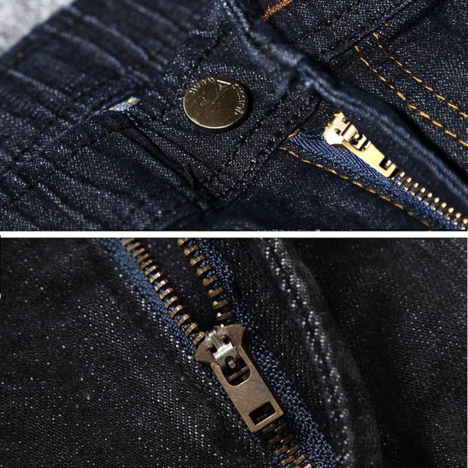 Jeans Herren Jeanshosen Hose Freizeithose Plus Größe 12Xl Frühling Winter Jeans Herren Hosen Hosen Oversize Jeans Elastizität Gerade Baumwollhose Große Jeansgröße 68 70 Locker