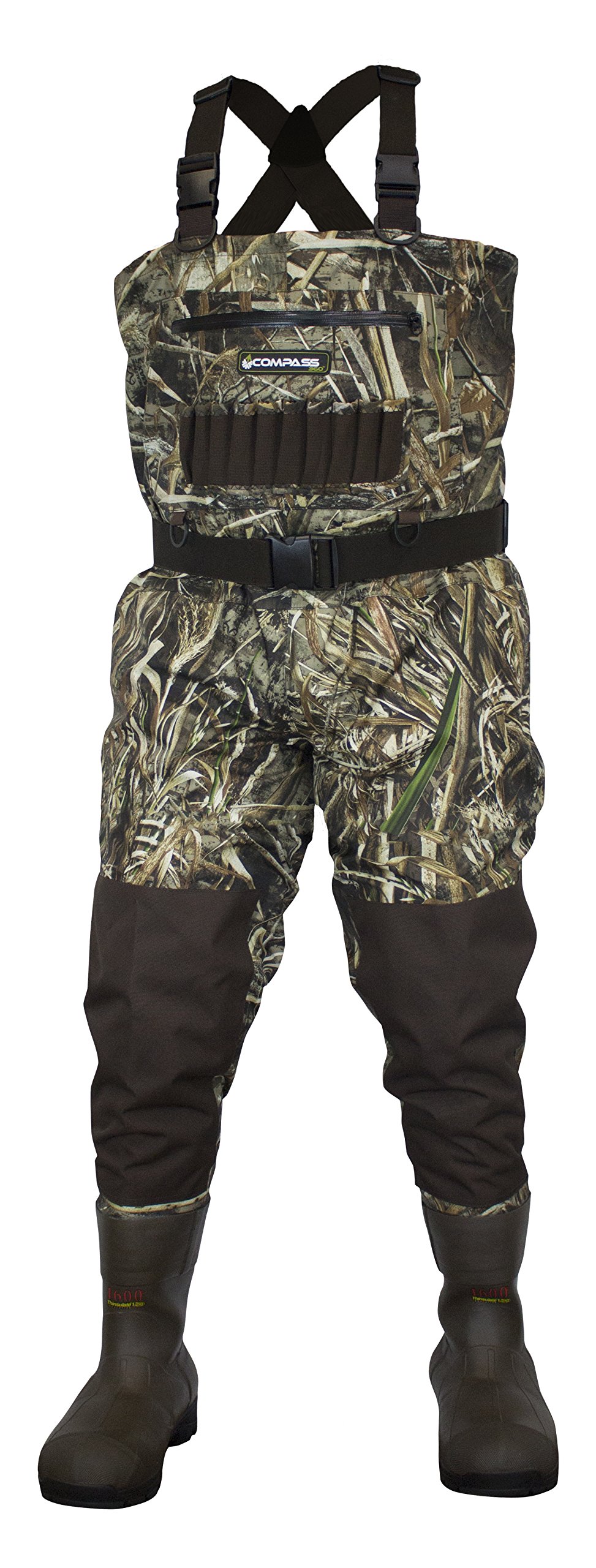 compass fishing waders