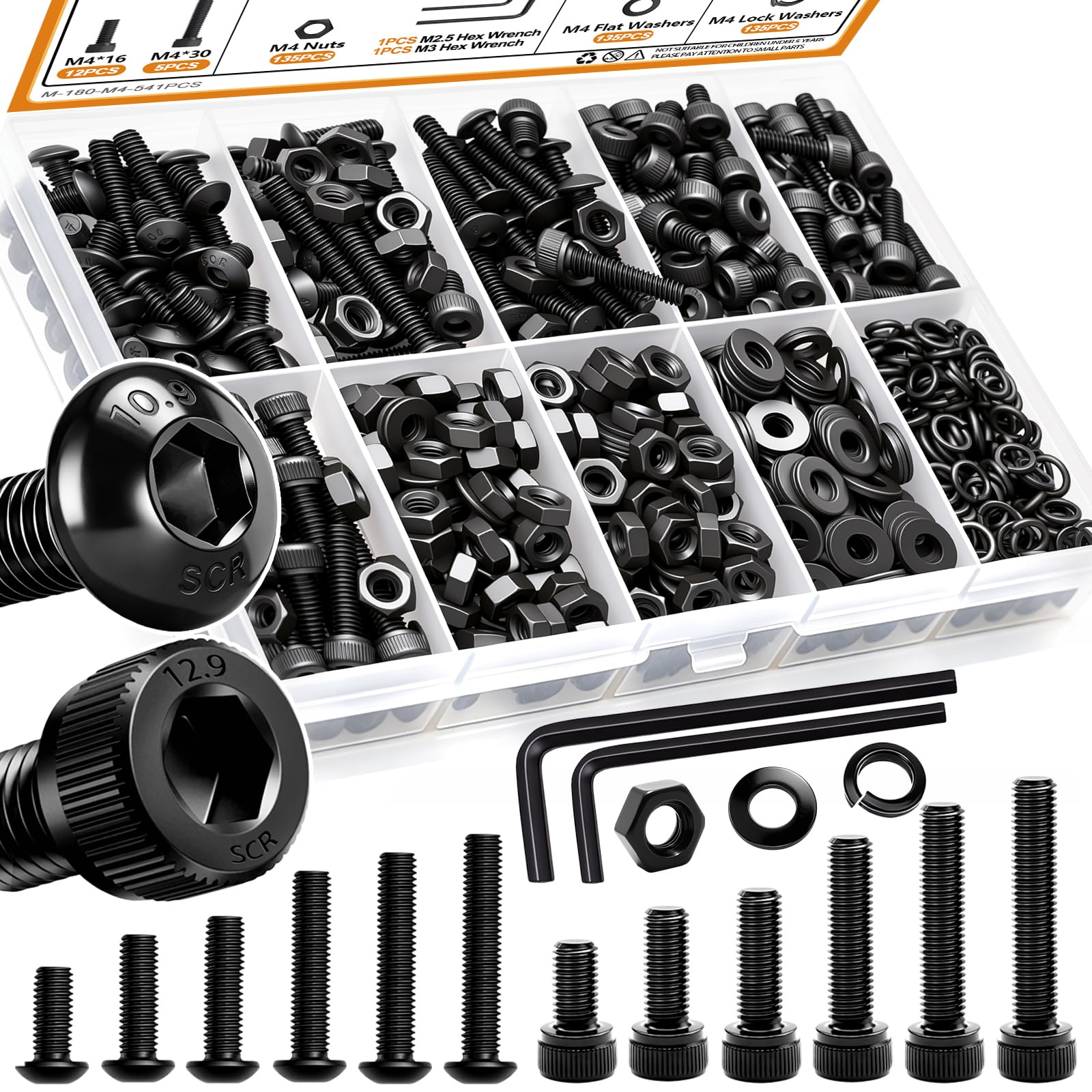 780PCS Stainless Steel Screw & Bolt Kit - DIY & Repairs -21 780PCS Stainless Steel Screw & Bolt Kit - DIY & Repairs -21