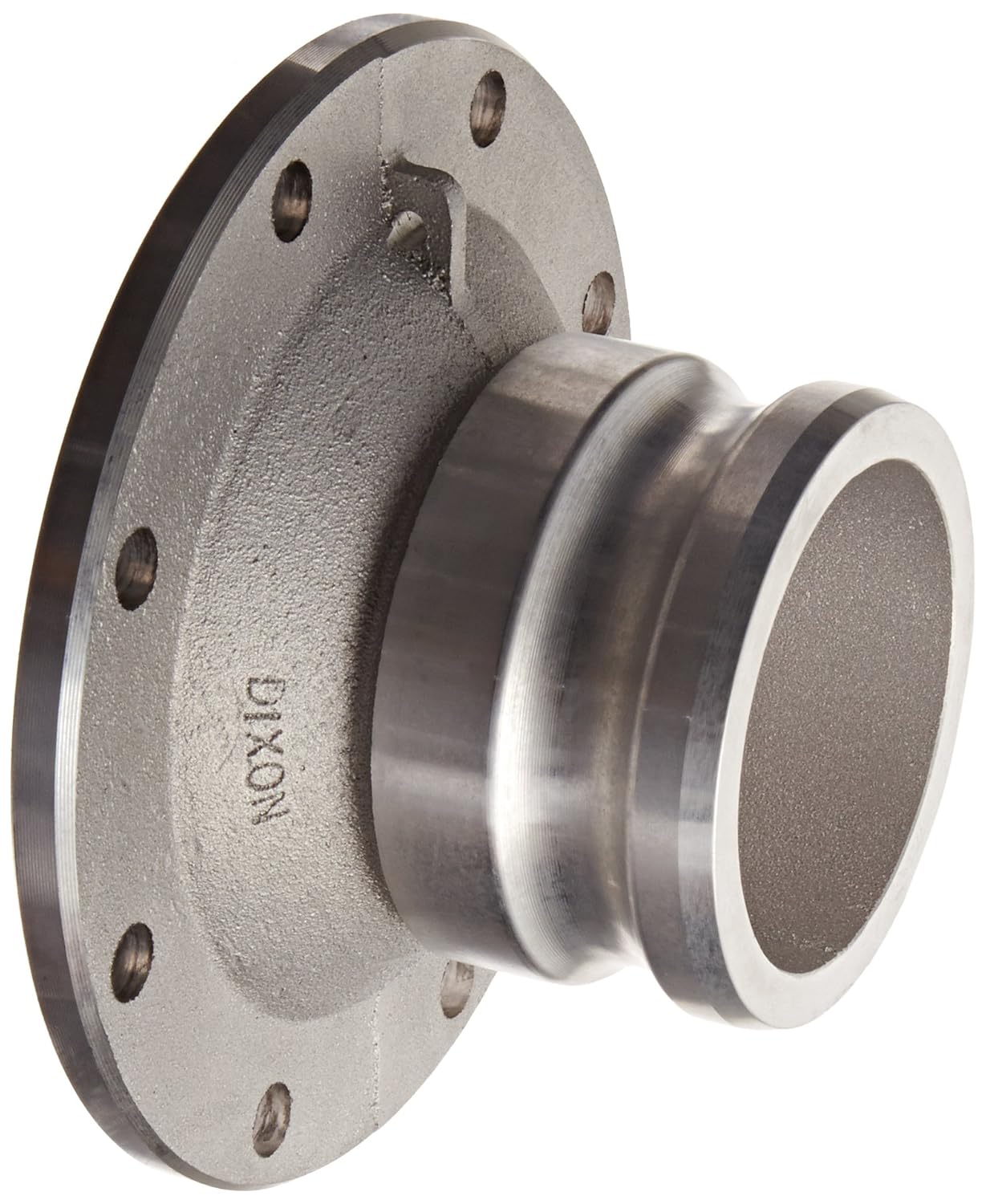 Dixon 400-ALT-AL Aluminum Cam and Groove Hose Fitting, 4" Plug x 4" Round Tank Truck Flange