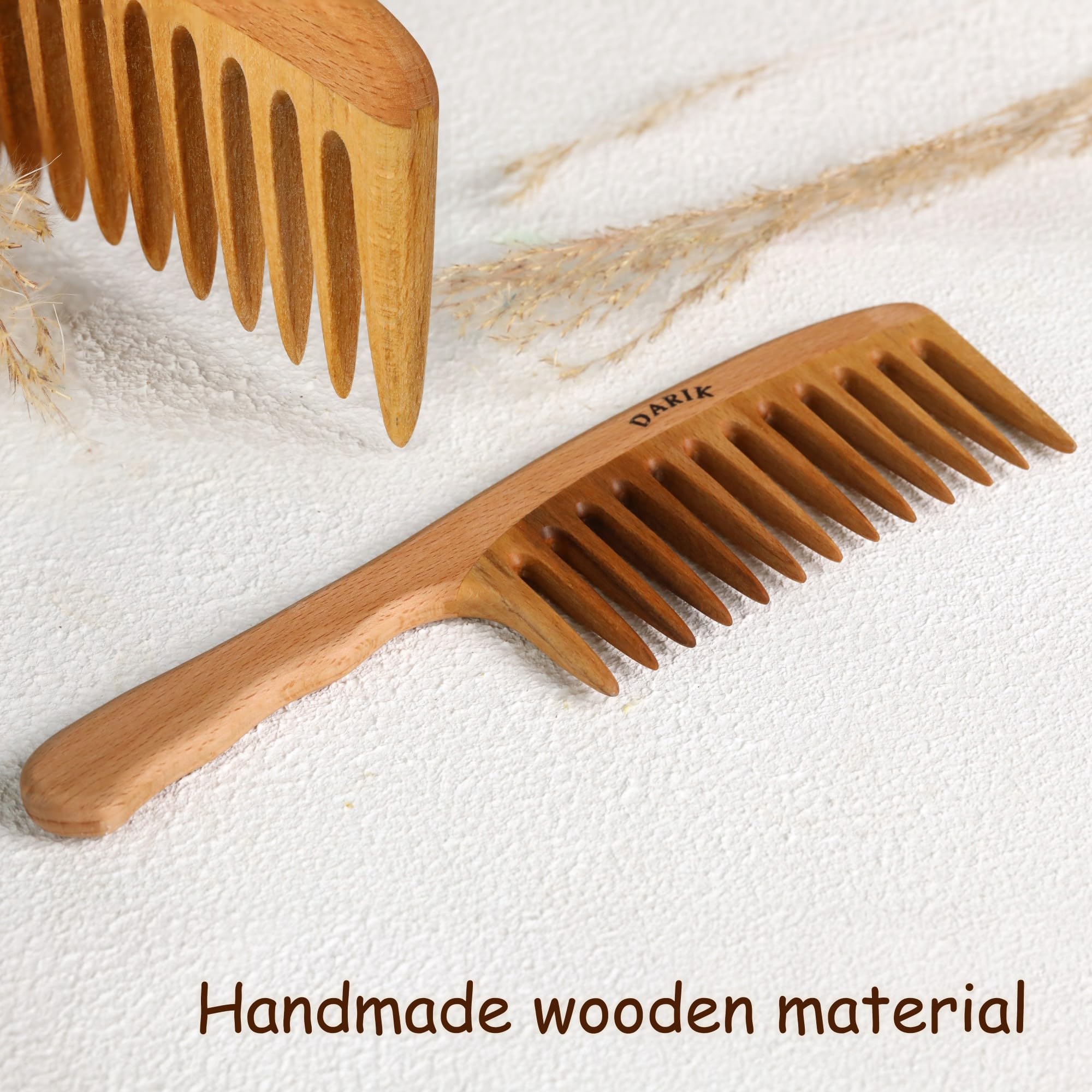 Cepillo Ancho de Madera para Cabello drewniany grzebień z szerokimi zębami, naturalna szczotka do włosów, styl vintage, drewniany grzebień do delikatnej stylizacji, antystatyczny grzebień do włosów
