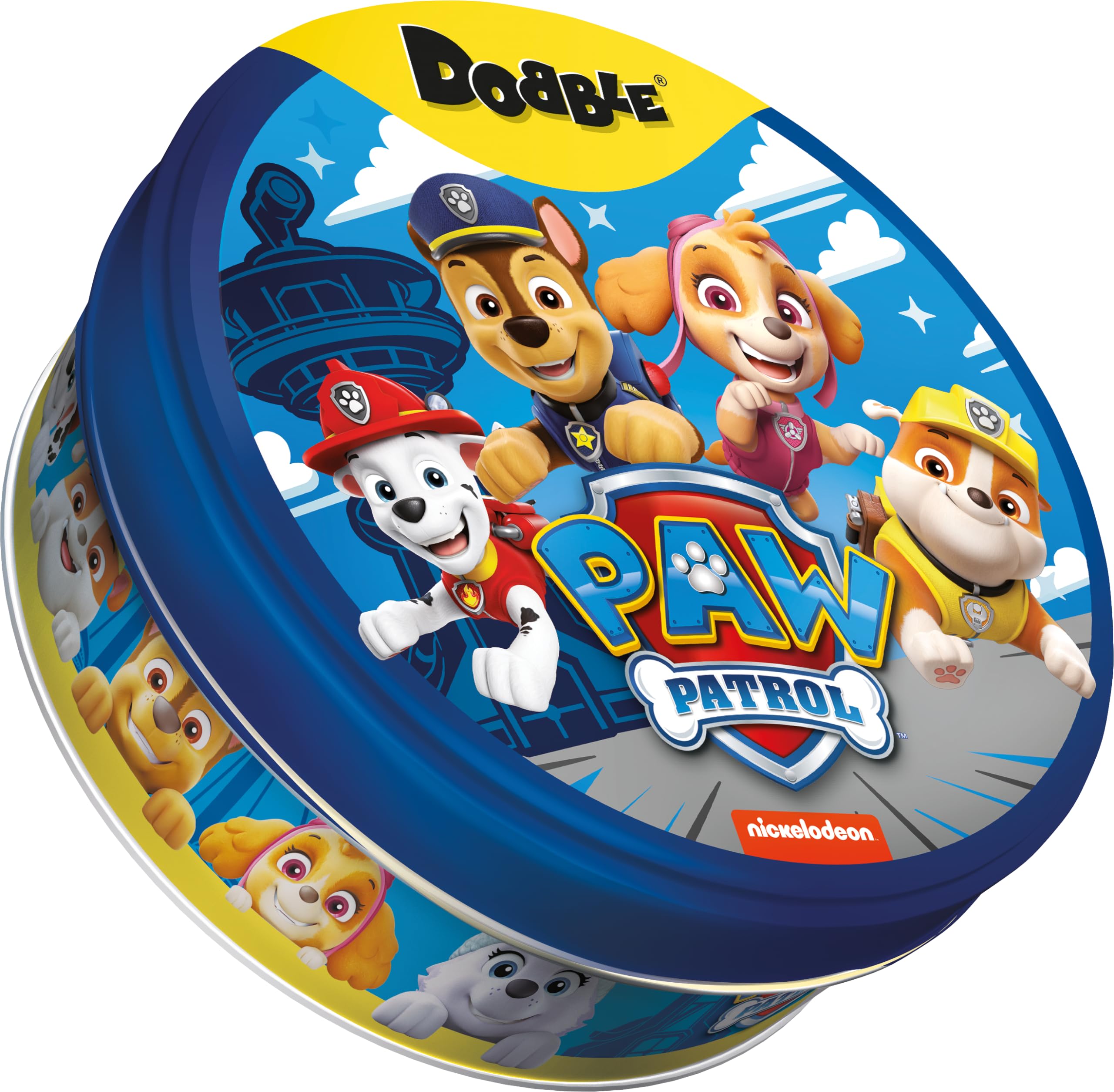 Asmodee - Dobble: Paw Patrol, Divertente Gioco di Carte per Tutta la Famiglia, Eco-Sleeve, 2-8 Giocatori, 4+ Anni, Edizione in Italiano