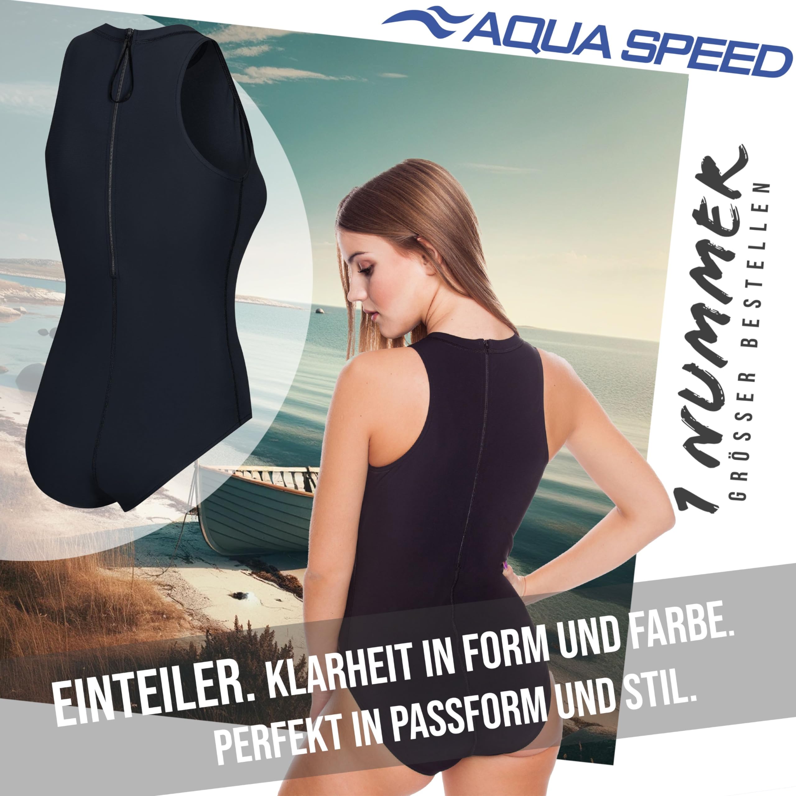 Aqua Speed BLANKA swimming costume ladies | athletic swimming costume | swimming clothes | competition suit