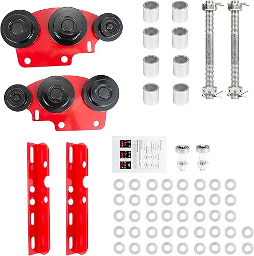 Miniatura 8 de BEAMNOVA Carro manual para I-Beam 1 tonelada de empuje engranado arriba para PA600 PA700 PA800 PA900 PA1000 polipasto eléctrico con 6 ruedas