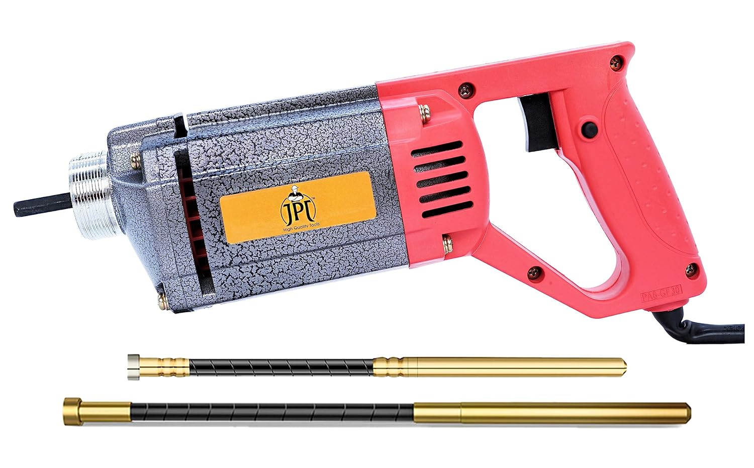 JPT 1250W Heavy Duty Concrete Needle Vibrator, 13000 VPM (with 1 m and