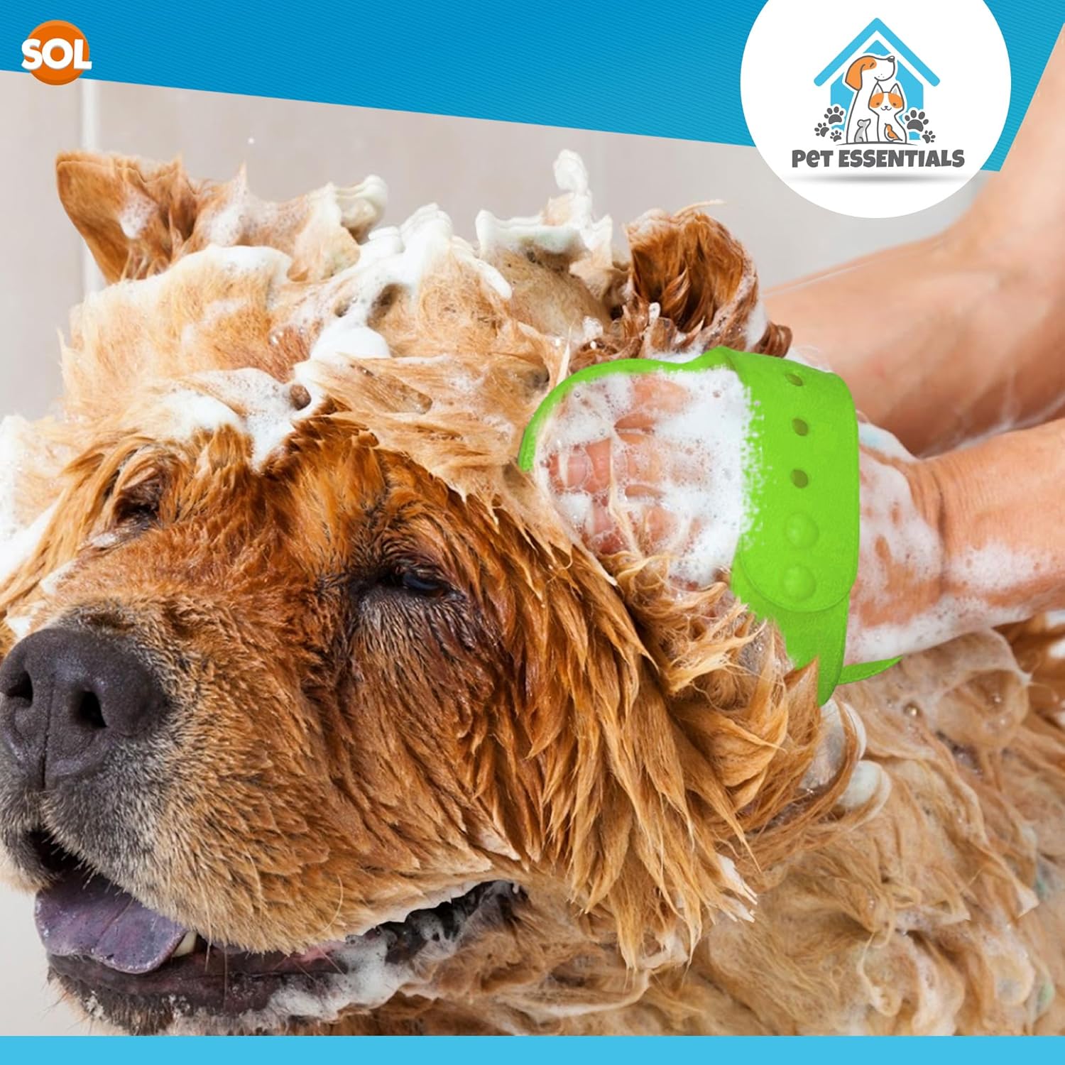 1pk Pet & Dog Brushes for Grooming | Soft Silicone Dog Bath Brush | Dog Grooming Brush | Pet Grooming Brush Bath | Dog Shampoo Brush | Pet Grooming Bath Brush | Pet Brush | Dog Shower Brush, Dog Brush 10 81D5EubggnL. AC SL1500