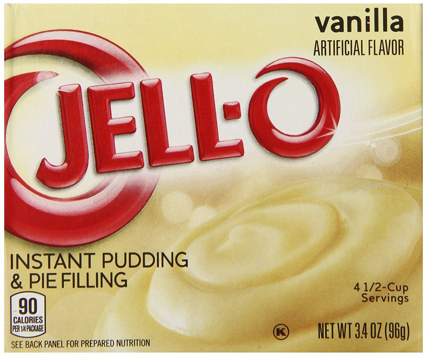 Jell-OInstant Pudding And Pie Filling, Vanilla, 3.4-Ounce Boxes (Pack Of 6)