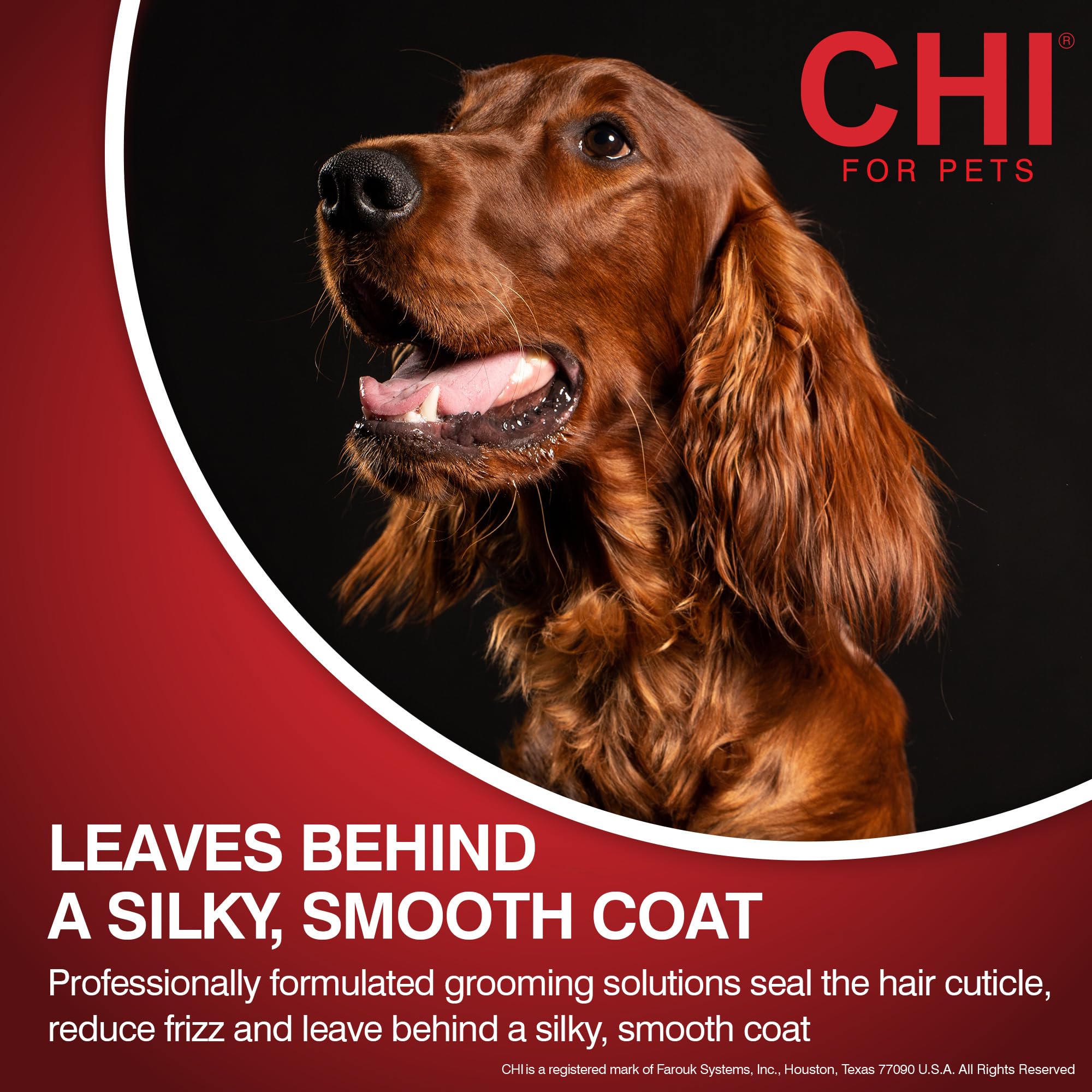 CHI for Dogs Tearless Puppy Shampoo with Silk Protein, Gentle Dog Wash for Young Coats, pH Balanced Sulfate and Paraben Free Formula, Puppies 8 Weeks+, Made in the USA, 16 Fl Oz - image 3