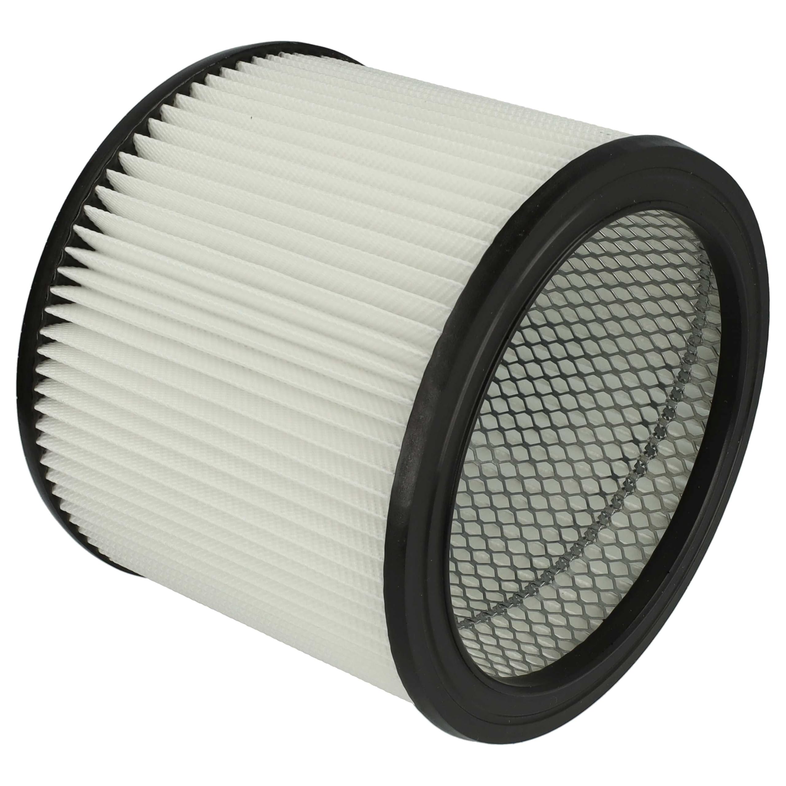 vhbw 4x filtro a pieghe piatte compatibile con Arebos aspiratore industriale 1600W aspiratore - nero/bianco
